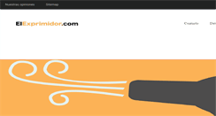 Desktop Screenshot of elexprimidor.com